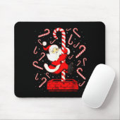 Candy Cane Christmas Santa Funny Lights Xmas Men W Mousepad (Mit Mouse)
