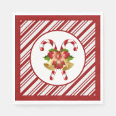 Candy Cane Christmas  Serviette (Vorderseite)
