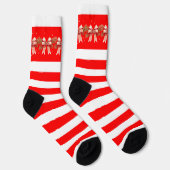 Candy Cane Christmas  Socken (Rechts)