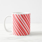 Candy Cane Christmas Streifen 4Jamielee Kaffeetasse (Links)