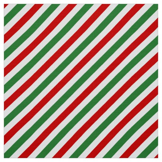 Candy Cane Christmas Stripes Red Green Stoff (Muster)