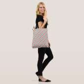 Candy Cane Christmas Stripes Red Green Tasche (Am Model)
