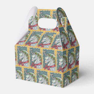 CANDY CANE CHRISTMAS UNICORN FAVOR GESCHENKBOXEN W GESCHENKSCHACHTEL