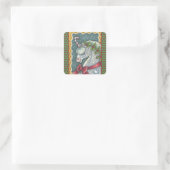 CANDY CANE CHRISTMAS UNICORN, PONY STICKERS (Tasche)