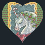 CANDY CANE CHRISTMAS UNICORN, PONY STICKERS<br><div class="desc">SCHWIMMEN SIE KLEINE PEPPERMINT UND HOLLY UNICORN. CHRISTMAS PONY STICKERS Sheet,  Herz,  grün/rot Polka Dot Border *Anpassen *Suchen Sie nach passenden Elementen Susan Brack Design</div>