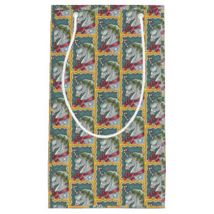 CANDY CANE CHRISTMAS UNICORN, PORT KLEINE GIFT BAG GESCHENKTÜTE