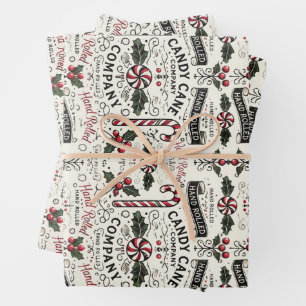 Candy Cane Co. Geschenkpapier Set
