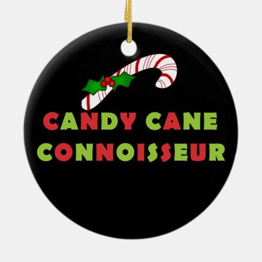 Candy Cane Connoisseur Keepake Ornament (Hinten)