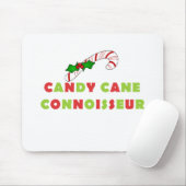 Candy Cane Connoisseur Tshirts und Geschenke Mousepad (Mit Mouse)