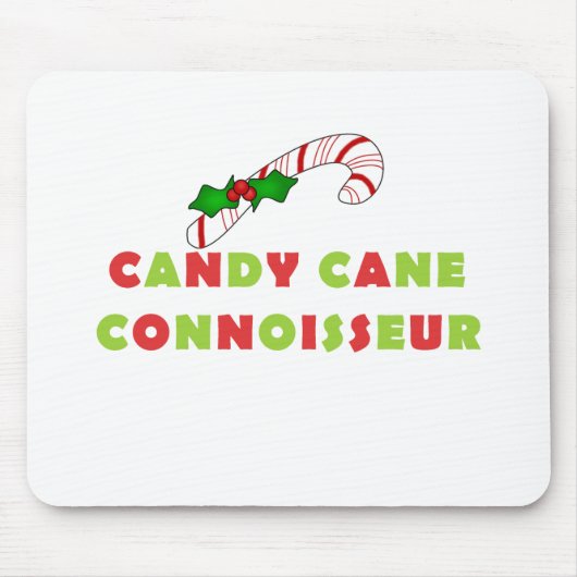 Candy Cane Connoisseur Tshirts und Geschenke Mousepad (Vorne)