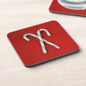 Candy Cane Cork Untersetzer Set (Linke Seite)
