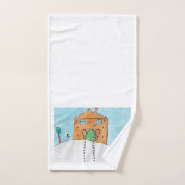 Candy Cane Cottage - KidsArt for CHOC Handtuch