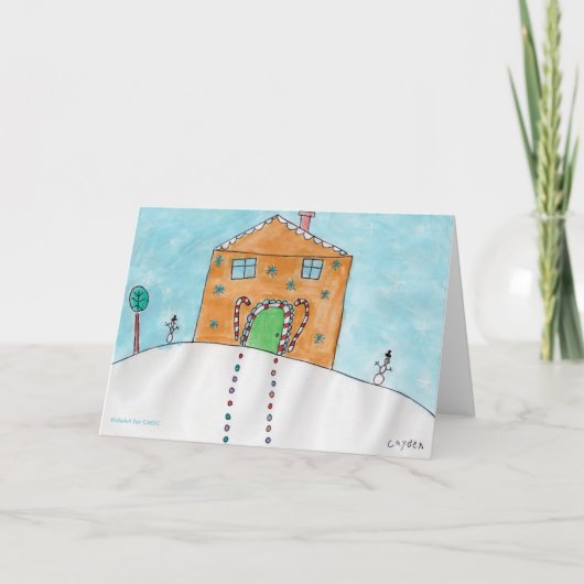 Candy Cane Cottage - KidsArt for CHOC Karte (Vorderseite)