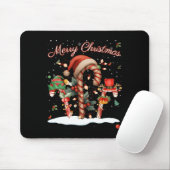 Candy Cane Crew Christmas Elf Hat Santa Holiday De Mousepad (Mit Mouse)