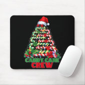 Candy Cane Crew Christmas Funny Xmas Matching Fami Mousepad (Mit Mouse)