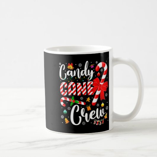 Candy Cane Crew Christmas Xmas Love Candy Boys Gir Kaffeetasse (Rechts)