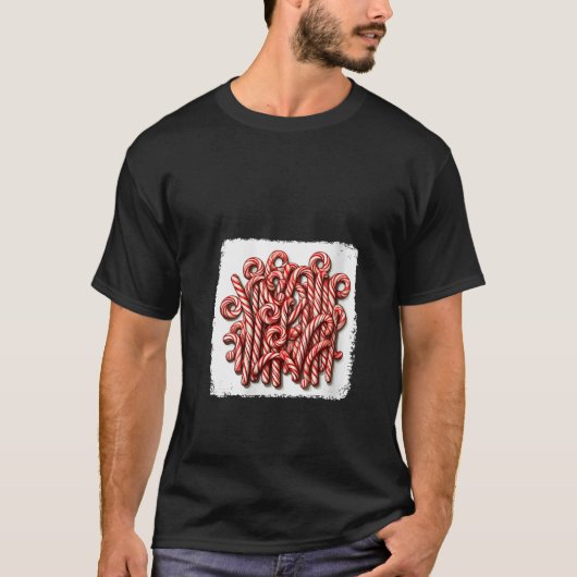 Candy Cane Crew Funny Candy Cane Lover Christmas P T-Shirt (Vorderseite)