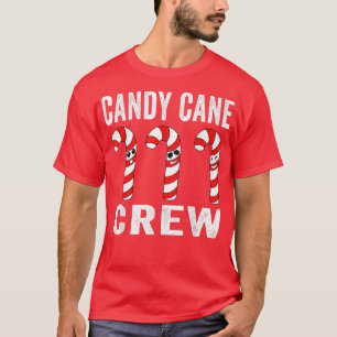 Candy Cane Crew Funny Christmas Candy Ca T-Shirt