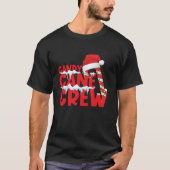 Candy Cane Crew Funny Christmas Candy Lover Man Wo T-Shirt (Vorderseite)