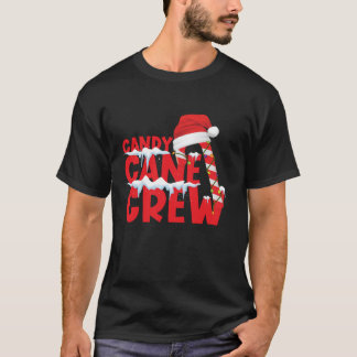 Candy Cane Crew Funny Christmas Candy Lover Man Wo T-Shirt