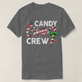 Candy Cane Crew Funny Christmas Candy Lover Ugly S T-Shirt (Design vorne)