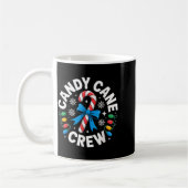 Candy Cane Crew Funny Christmas Candy Lover X-mas Kaffeetasse (Links)