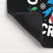 Candy Cane Crew Funny Christmas Candy Lover X-mas Mousepad (Ecke)