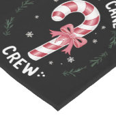 Candy Cane Crew Funny Christmas Candy Lover Xmas Kurzer Tischläufer (Ecke)