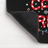 Candy Cane Crew Funny Christmas Candy Lover Xmas P Mousepad (Ecke)
