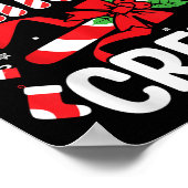 Candy Cane Crew - Funny Christmas Holiday Men Wome Poster (Ecke)