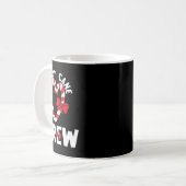 Candy Cane Crew Funny Christmas Sweet Candy Merry Kaffeetasse (Vorderseite Links)
