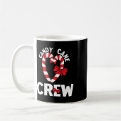 Candy Cane Crew Funny Christmas Sweet Candy Merry Kaffeetasse (Links)
