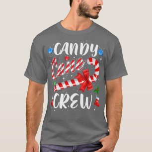 Candy Cane Crew Funny Christmas T-Shirt