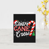 Candy Cane Crew Funny Xmas Christmas Pajamas Men W Karte (Gelbe Blume)