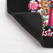 Candy Cane Crew House Candy Sicherheit kann Mousepad (Ecke)