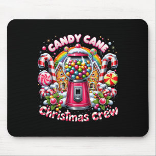 Candy Cane Crew House Candy Sicherheit kann Mousepad