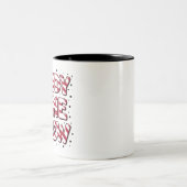 Candy Cane Crew Lover Christmas Weihnachten Weihna Zweifarbige Tasse (Mittel)