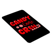 Candy Cane Crew Matching Family Candy Lover Magnet (Rechte Seite)