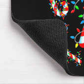 Candy Cane Crew Red And White Santa Funny Christma Mousepad (Ecke)