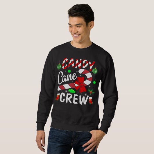 Candy Cane Crew Sweatshirt (Vorne ganz)