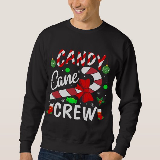 Candy Cane Crew Sweatshirt (Vorderseite)