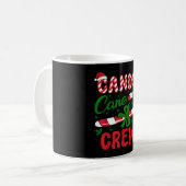 Candy Cane Crew Tester Lovers Taster Group Funny C Kaffeetasse (Vorderseite Links)