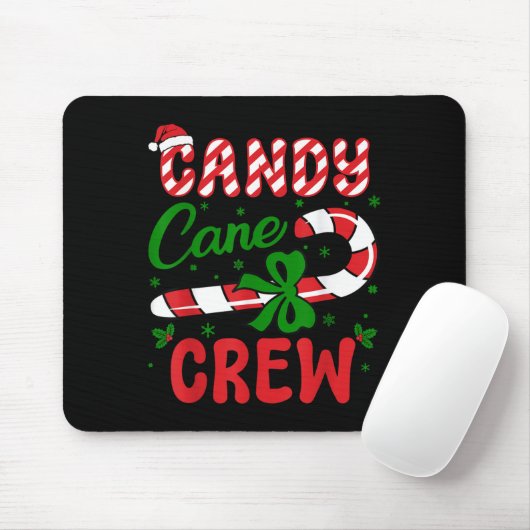 Candy Cane Crew Tester Lovers Taster Group Funny C Mousepad (Mit Mouse)