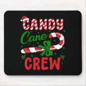 Candy Cane Crew Tester Lovers Taster Group Funny C Mousepad (Vorne)
