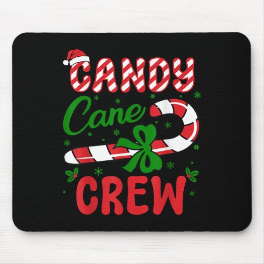 Candy Cane Crew Tester Lovers Taster Group Funny C Mousepad (Vorne)