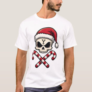 Candy Cane Crew Totenkopf Weihnachten 2025 Lustige T-Shirt