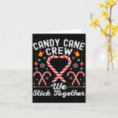 Candy Cane Crew We Stick Together Family Matching Karte (Gelbe Blume)