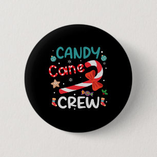 Candy Cane Crew Weihnachten Candy Cane Liebhaber X Button