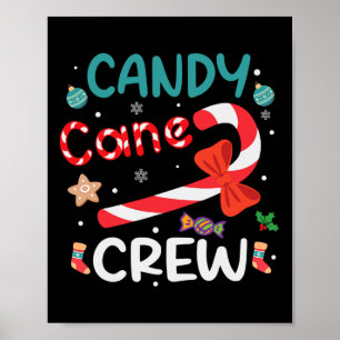 Candy Cane Crew Weihnachten Candy Cane Liebhaber X Poster
