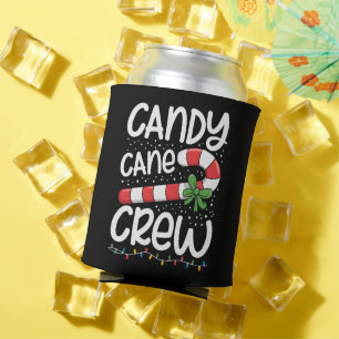 Candy Cane Crew Weihnachten Familie Xmas Ferien  Dosenkühler